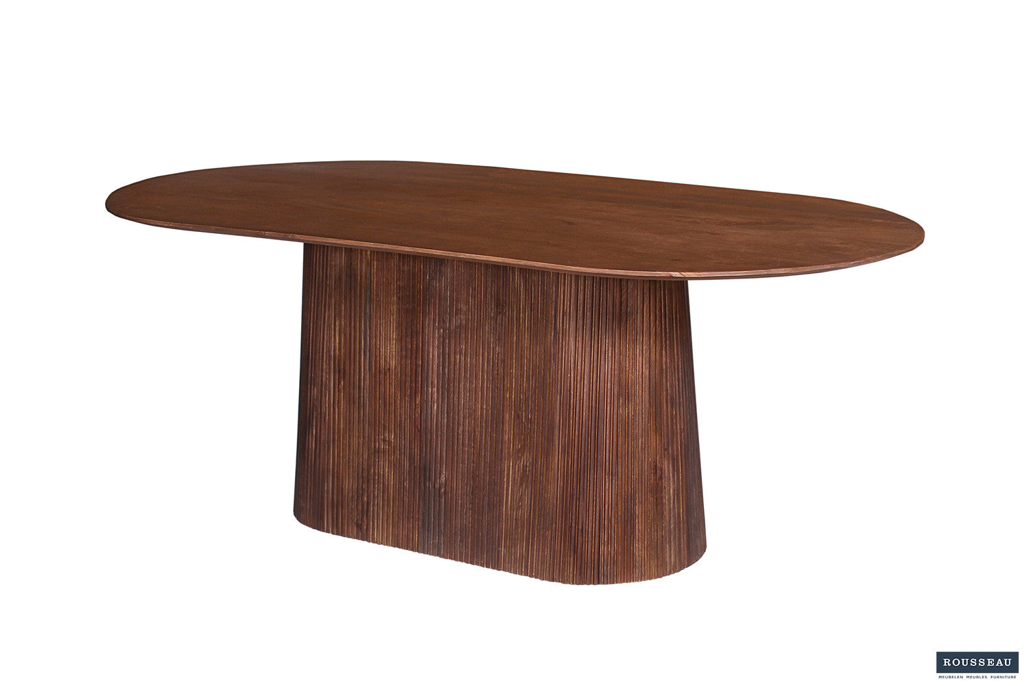 Miguel' 200 cm Ovaal Mango hout Lichtbruin