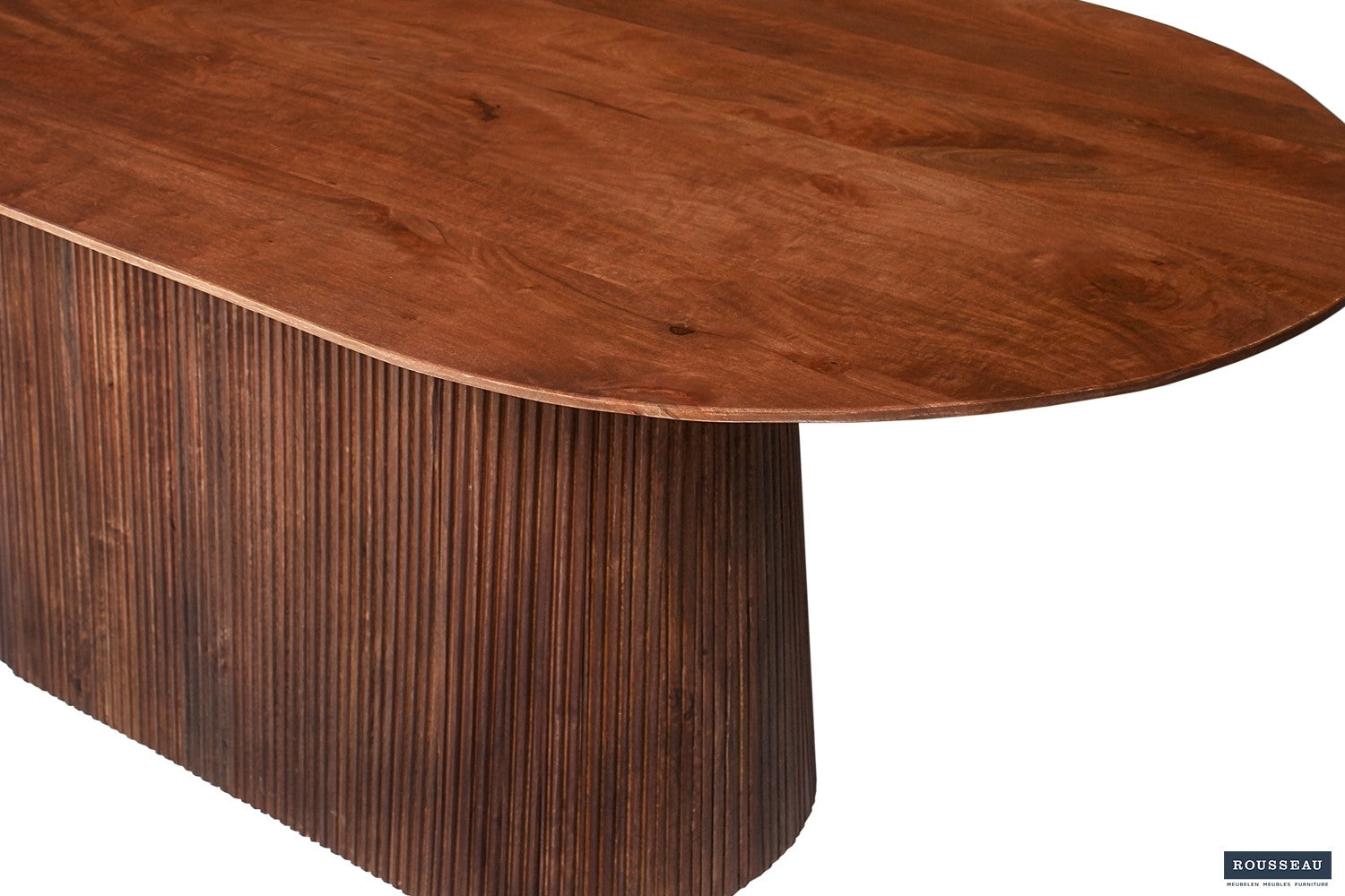 Miguel' 200 cm Ovaal Mango hout Lichtbruin