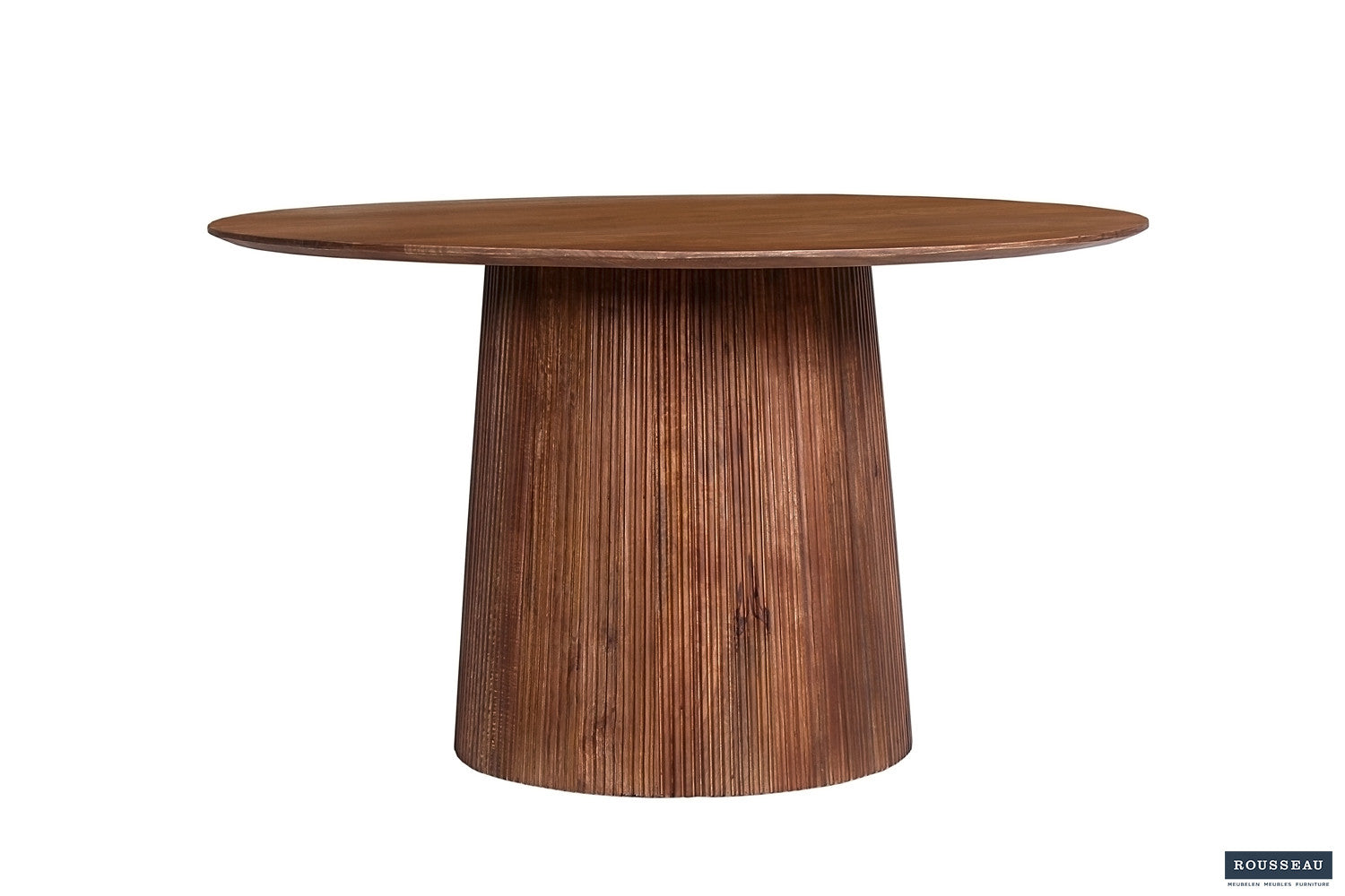 'Miguel' 130 cm Rond Mango hout Lichtbruin