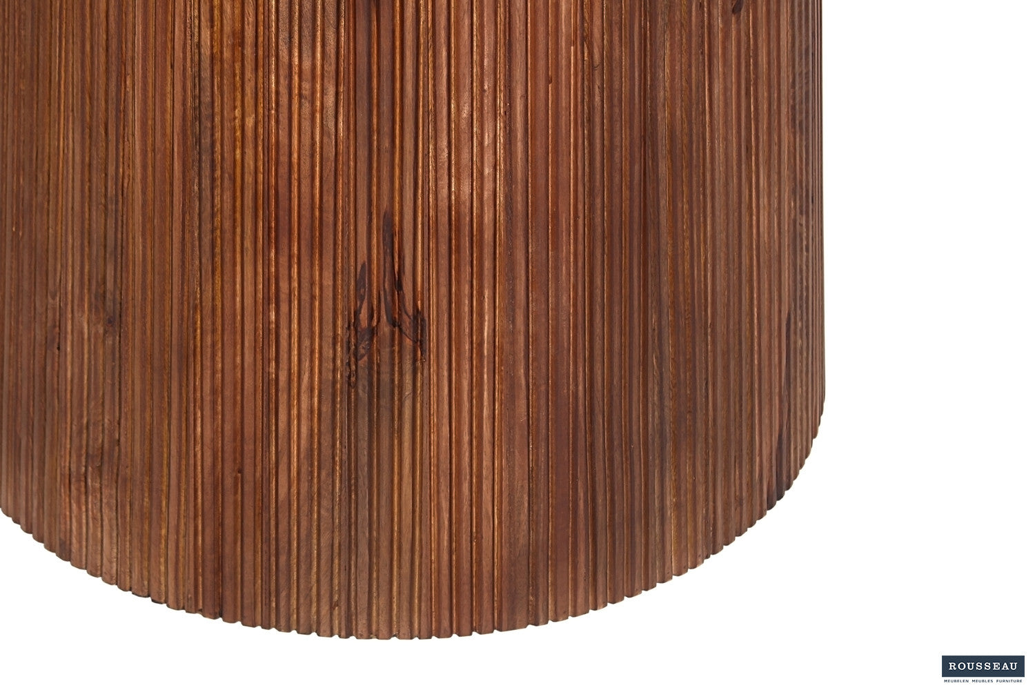 'Miguel' 130 cm Rond Mango hout Lichtbruin