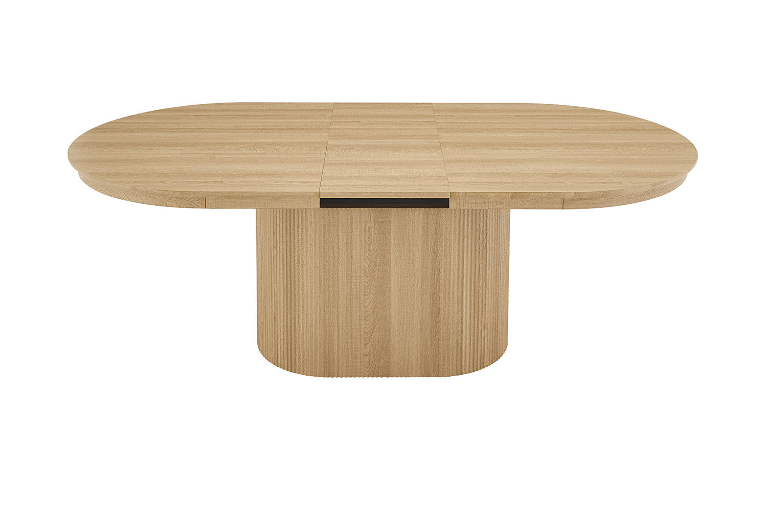 Uitschuifbare tafel 'Lagos' 180-220 cm Ovaal Decor Eik Naturel