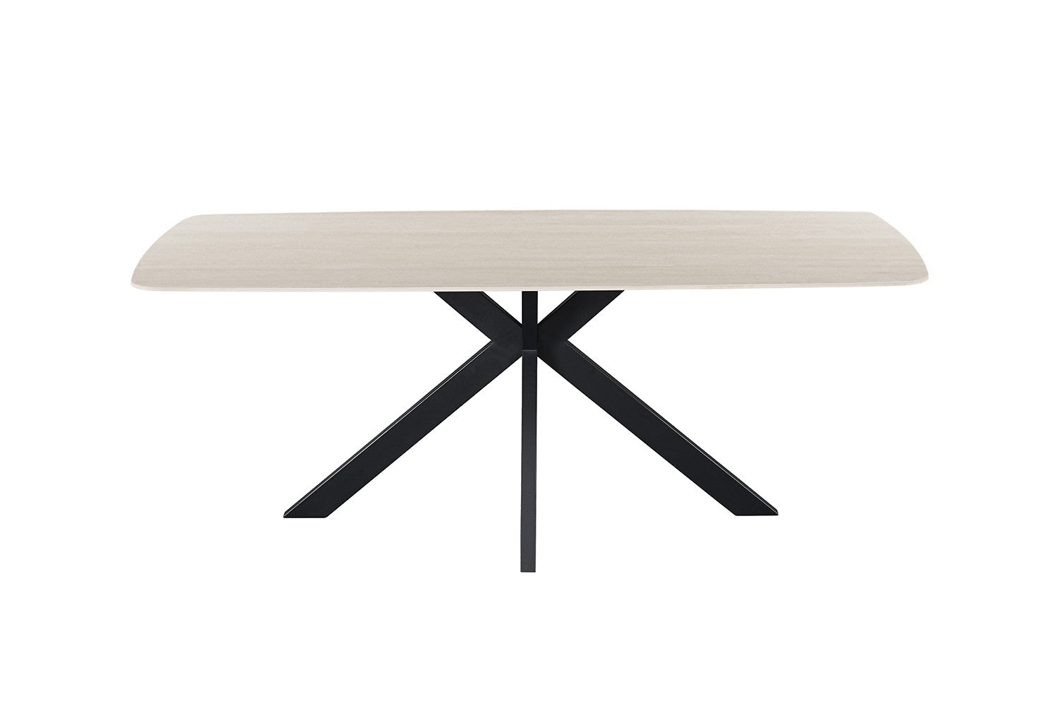 - Tafel 'Apollo' 200 cm Deens Ovaal Steen Baroque Grijs