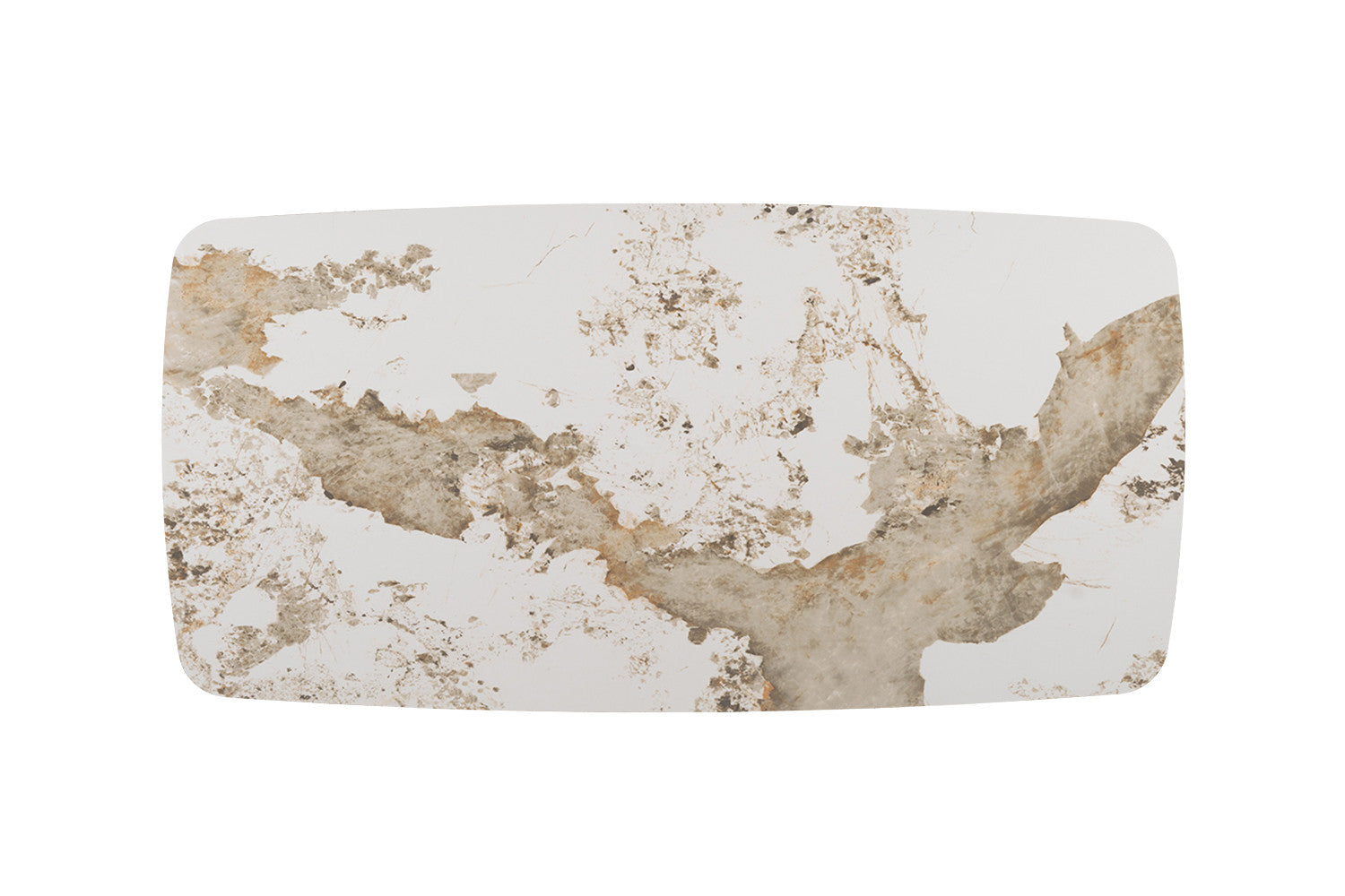 - Tafel 'Apollo' 200 cm Deens Ovaal Glanzend Steen Pandora