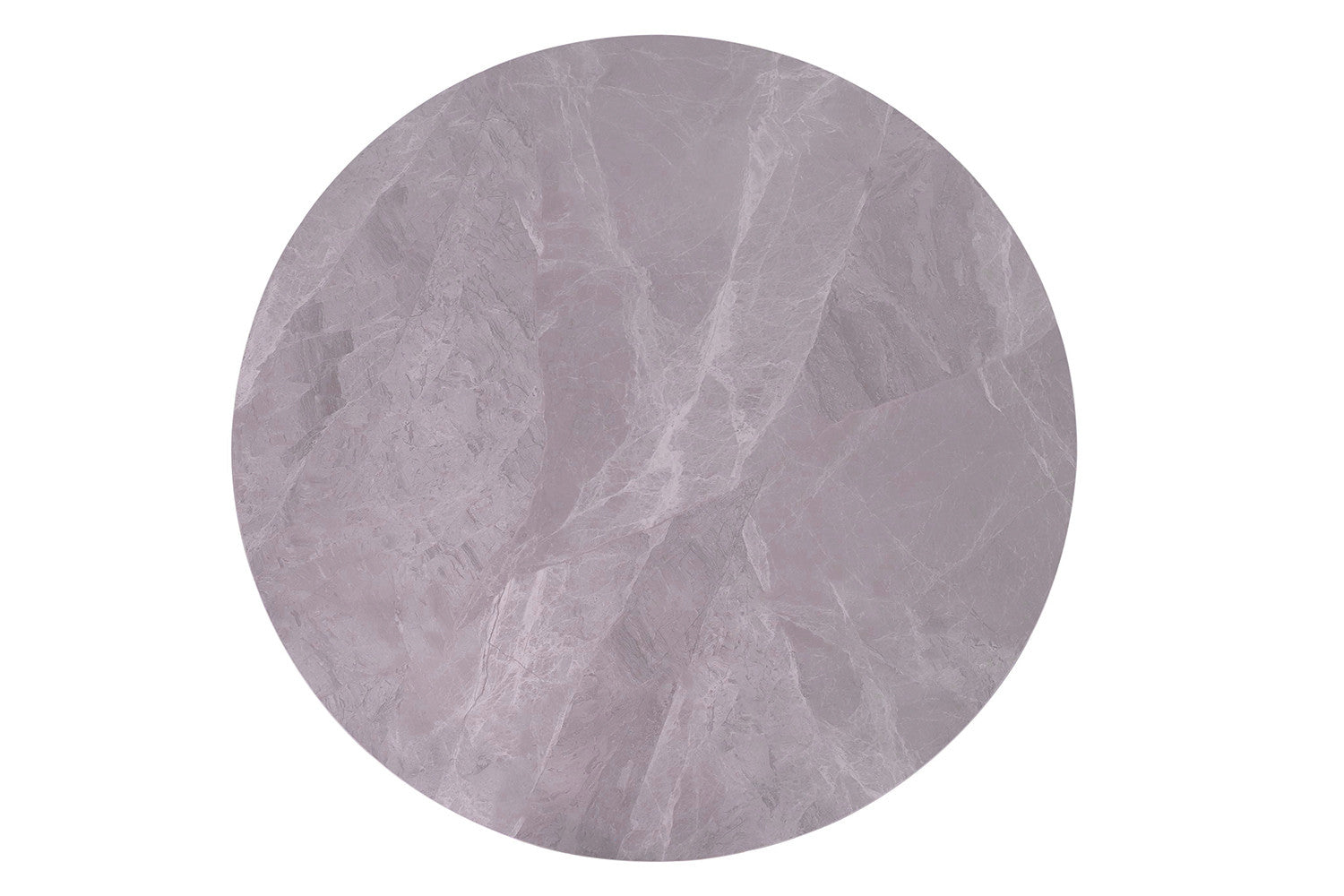 'Apollo' 110 cm Rond Glanzend Steen Italian Grijs