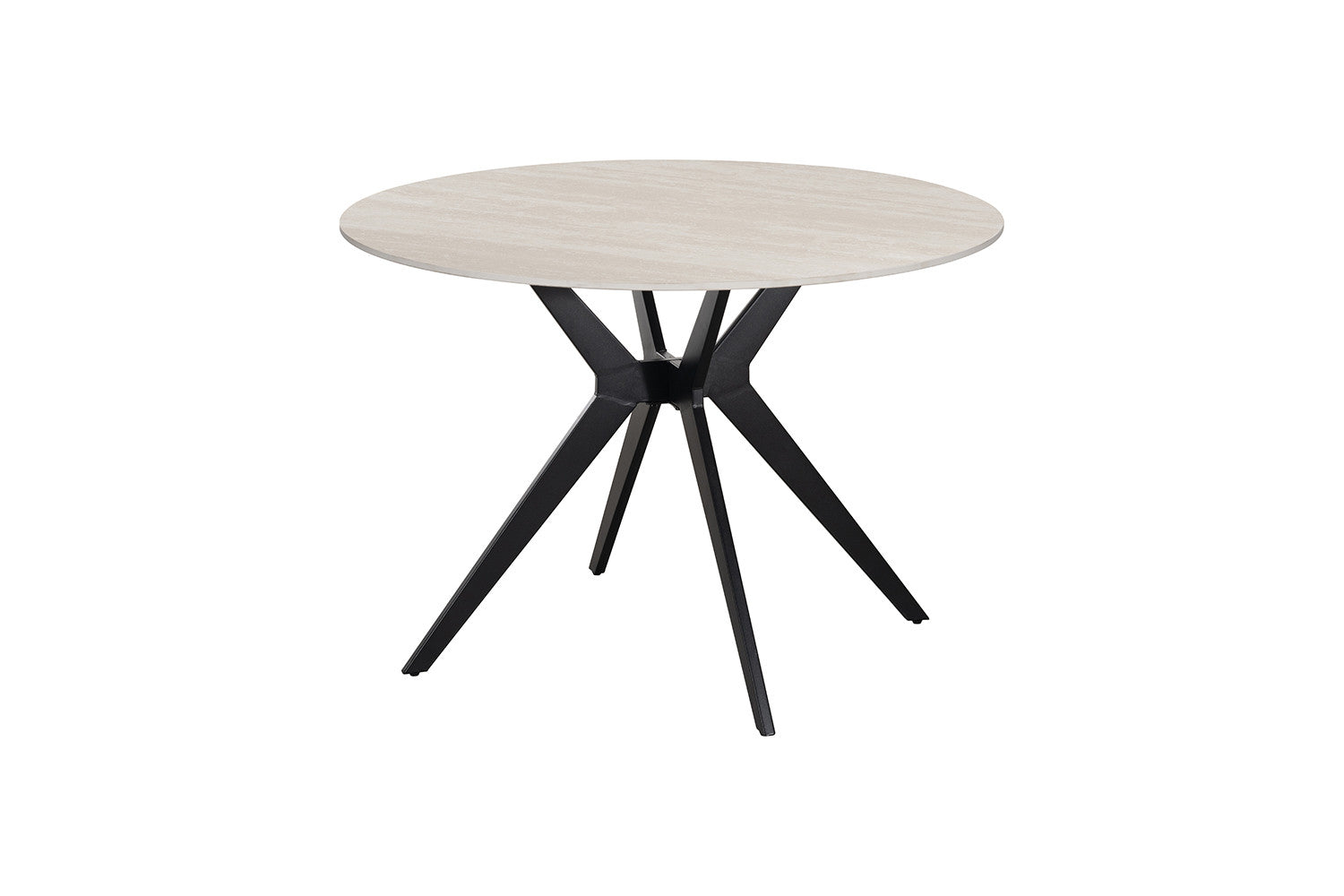 Tafel 'Apollo' 110 cm Rond Steen Baroque Grijs