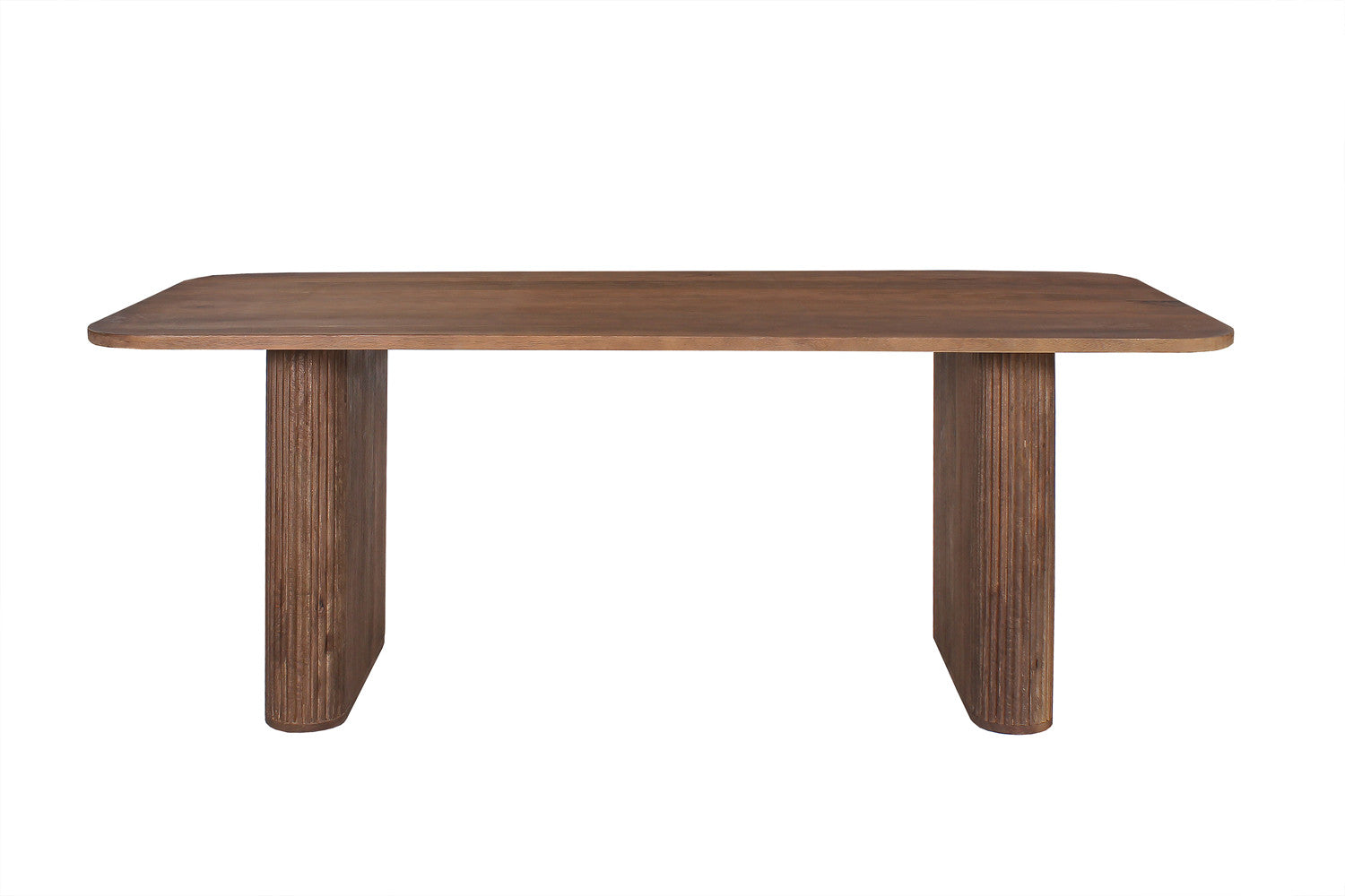 'Jean' 200 cm Deens Ovaal Mango hout Lichtbruin