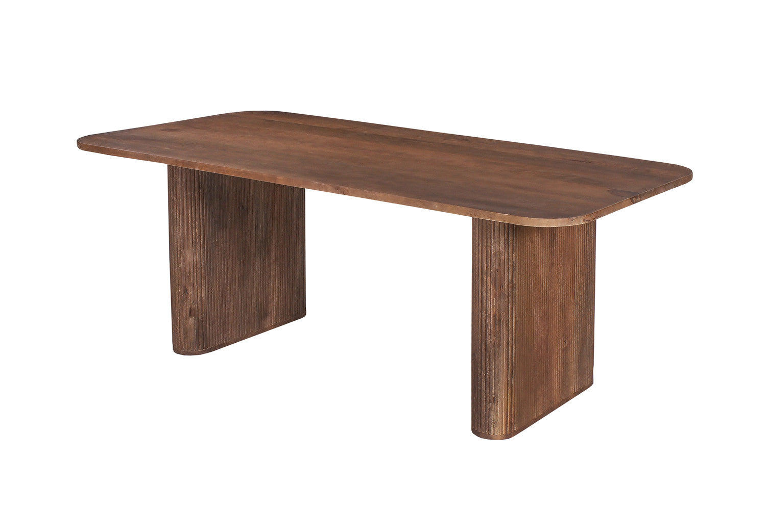 'Jean' 200 cm Deens Ovaal Mango hout Lichtbruin