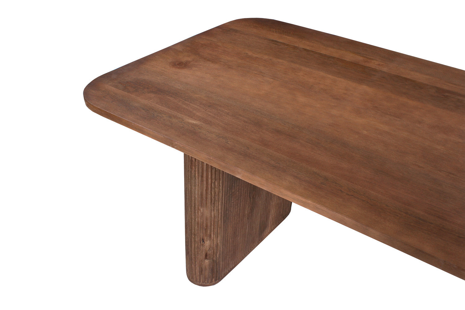 'Jean' 200 cm Deens Ovaal Mango hout Lichtbruin