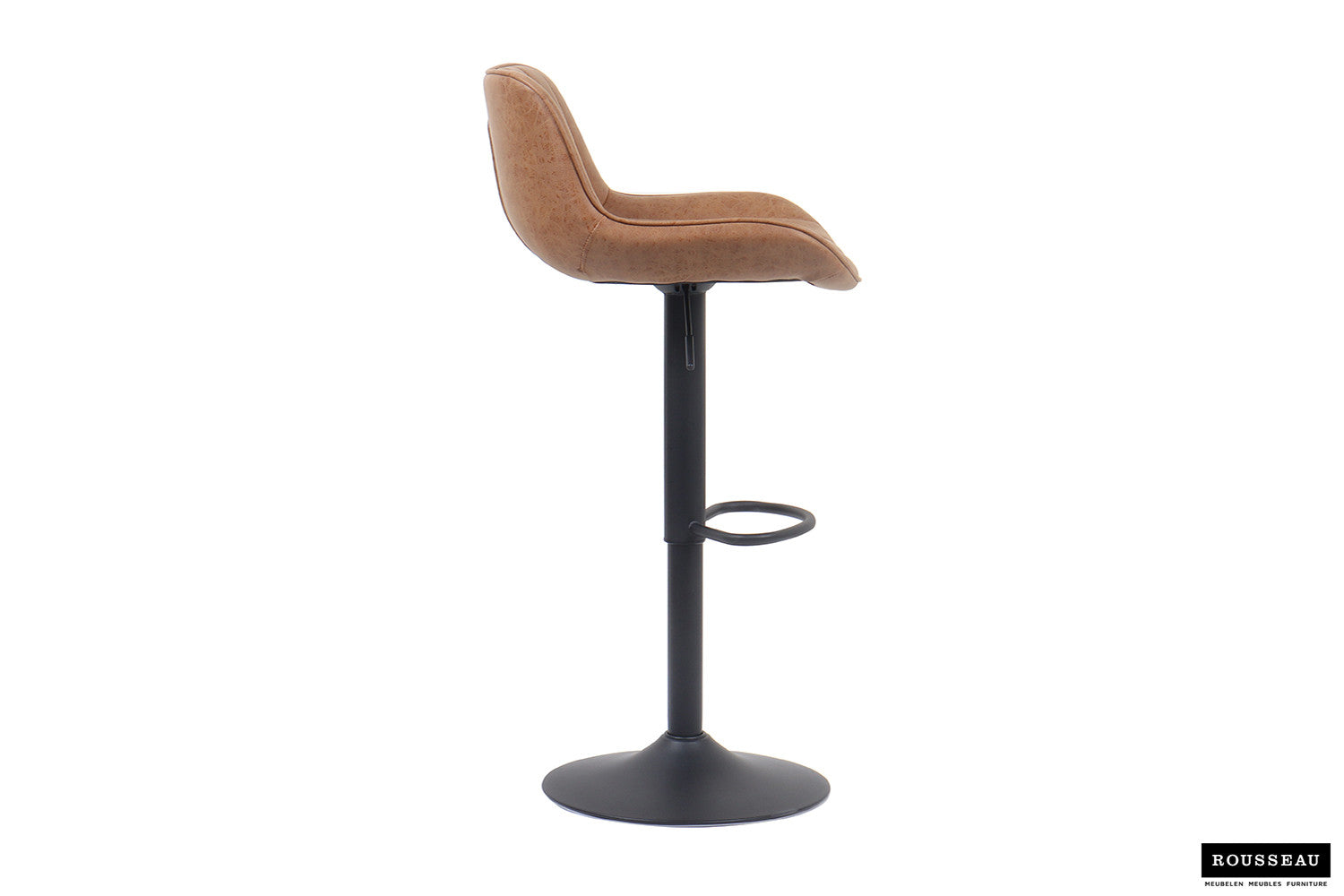 Barstoel 'Fenna' PU Cognac