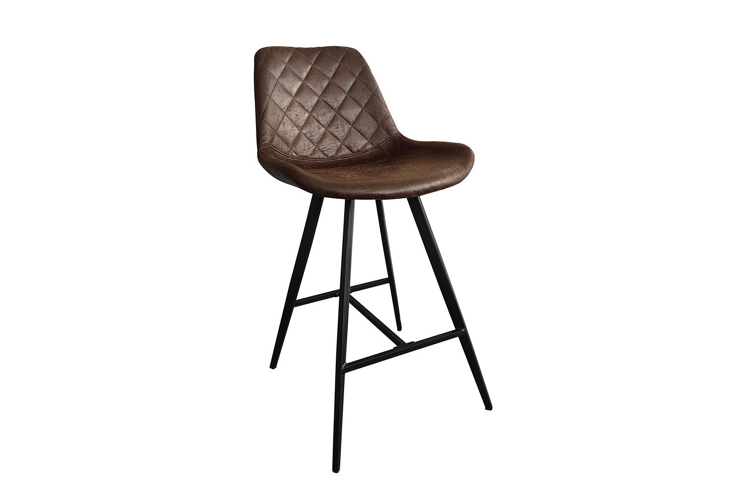 Barstoel 'Palmas' PU Ote Topper 05 Donkerbruin