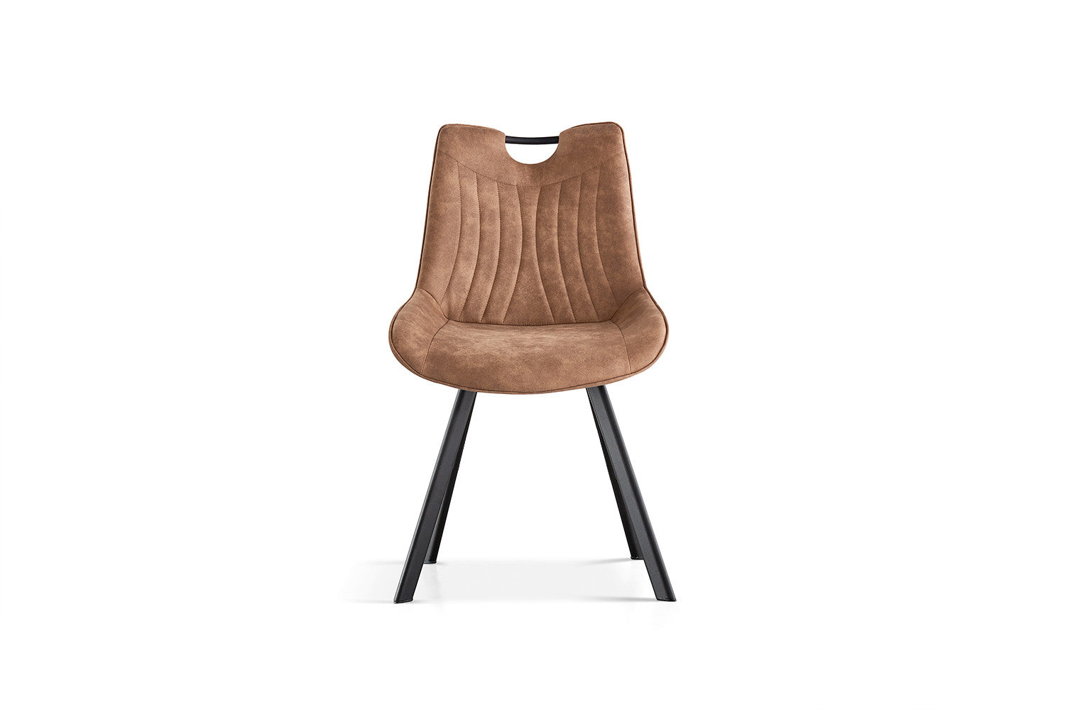 Stoel 'Pablo' Micro fiber PU Donkerbruin
