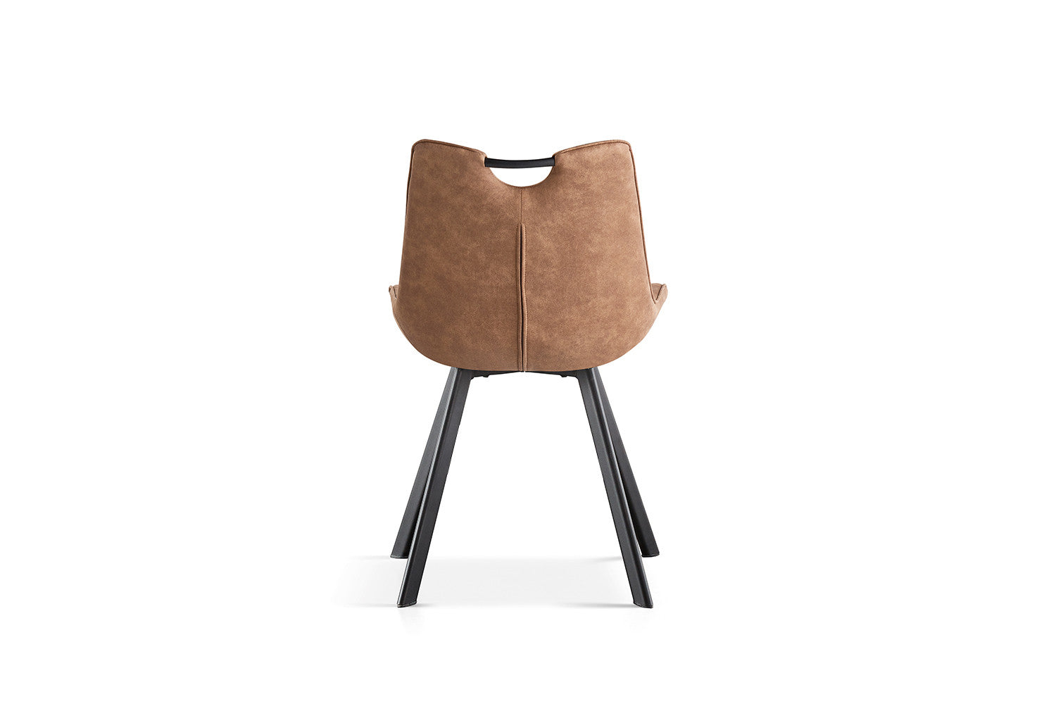 Stoel 'Pablo' Micro fiber PU Donkerbruin