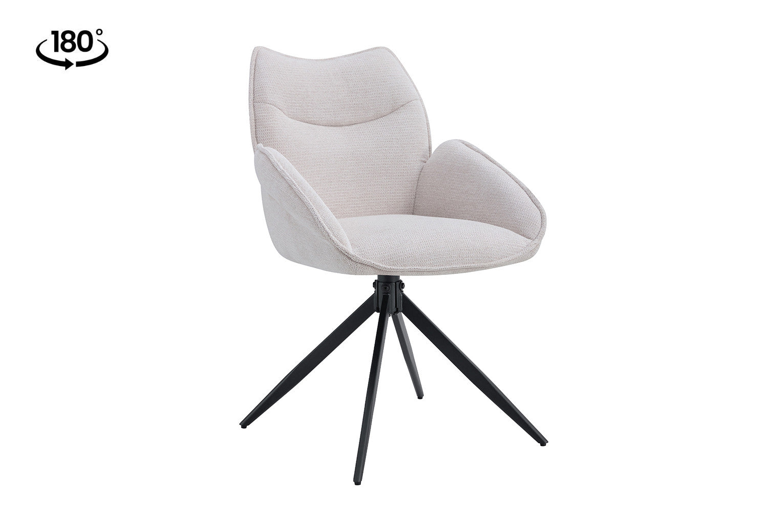 Stoel 'Mahi' Draaibaar tot 0 Stof Ote Share 101 Beige