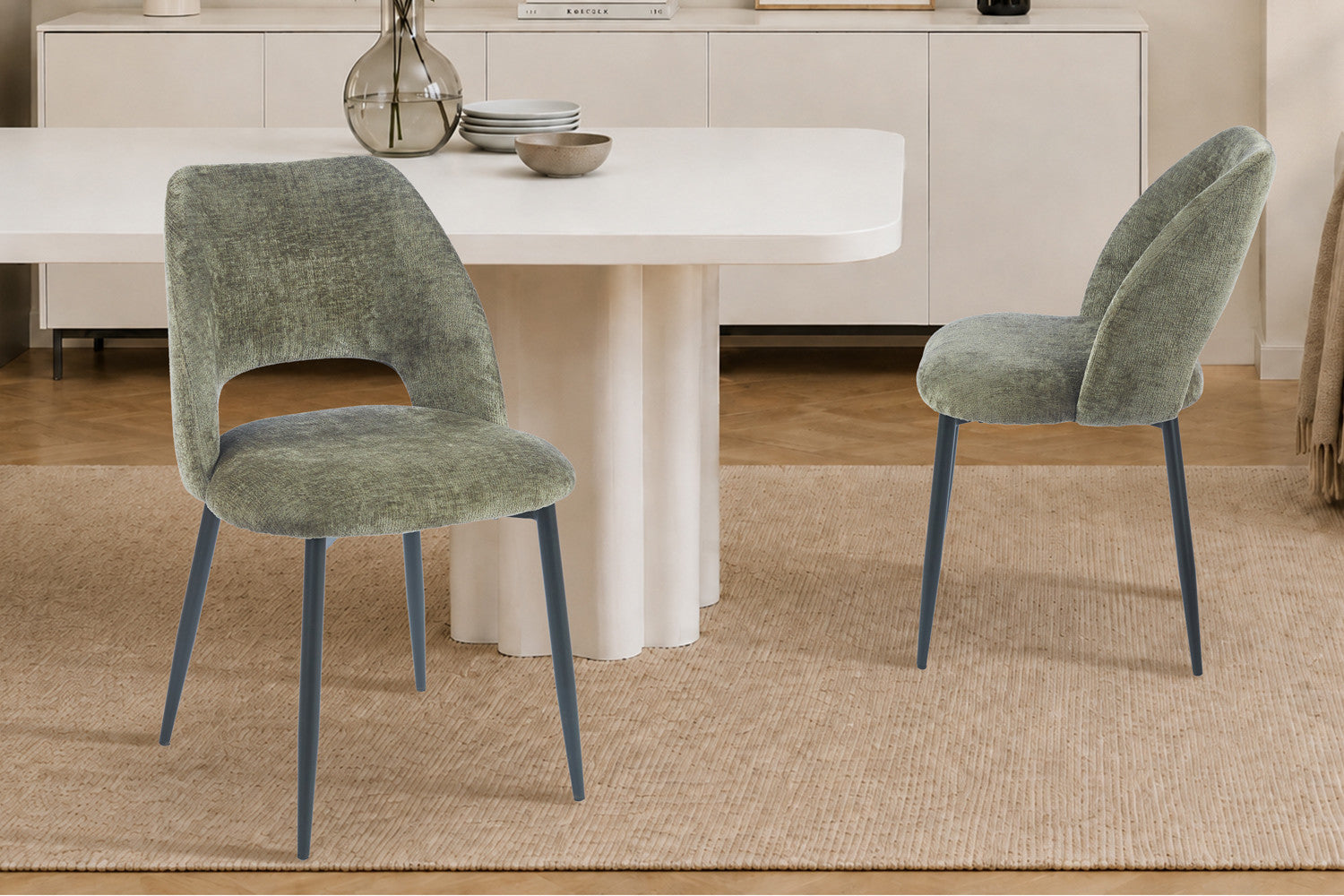Stoel 'Arlo' Stof Perfect Harmony 39 Groen