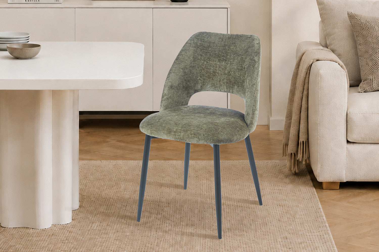 Stoel 'Arlo' Stof Perfect Harmony 39 Groen