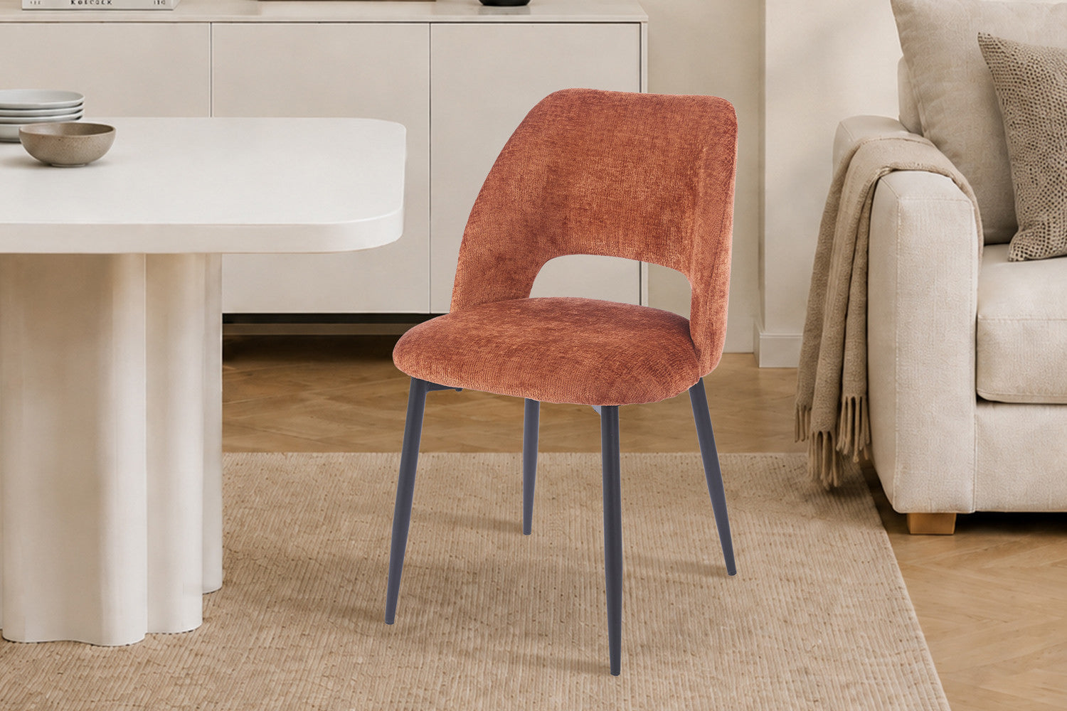 Stoel 'Arlo' Stof Perfect Harmony 52 Roest