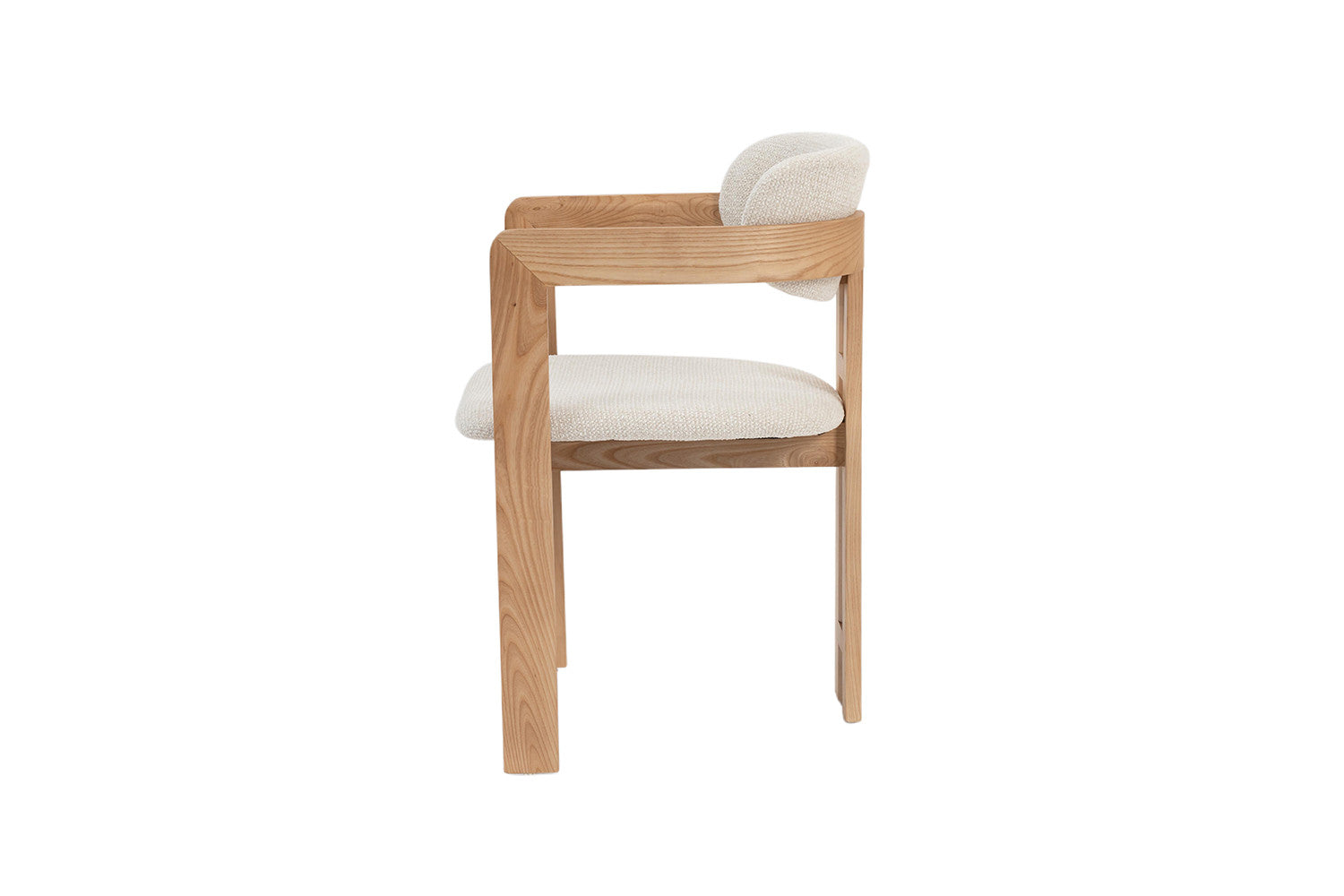 Stoel 'Camille' Essenhout Naturel Ote Milan 103 Beige