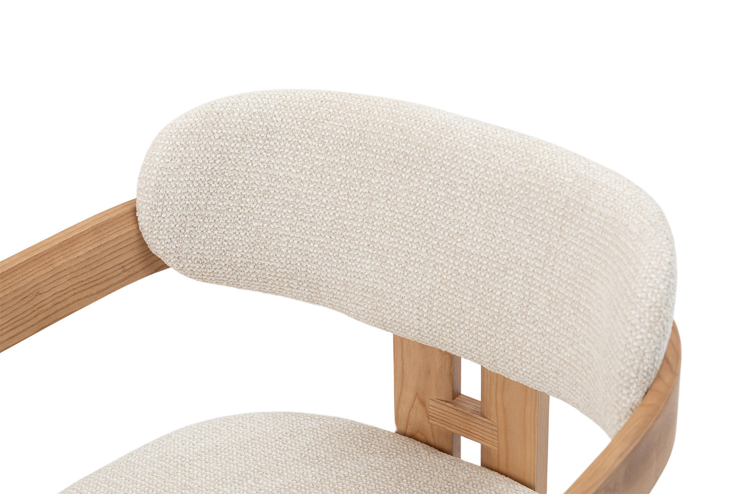 Stoel 'Camille' Essenhout Naturel Ote Milan 103 Beige