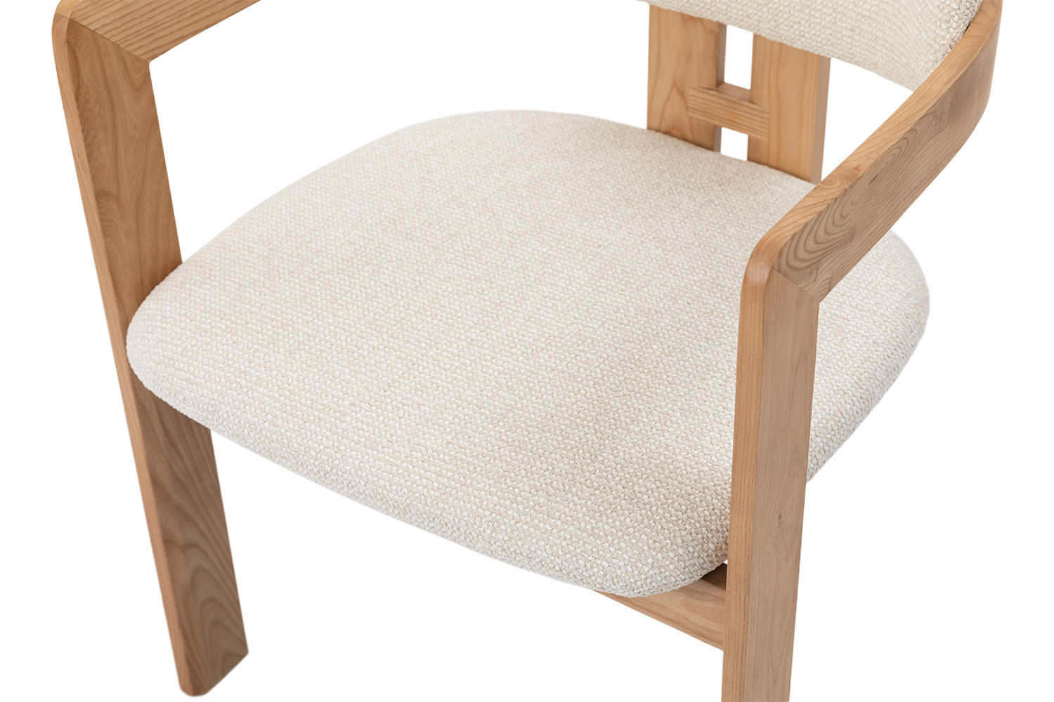 Stoel 'Camille' Essenhout Naturel Ote Milan 103 Beige