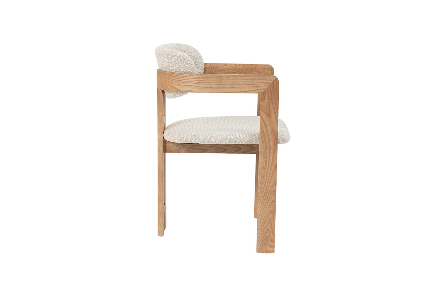 Stoel 'Camille' Essenhout Naturel Ote Milan 103 Beige