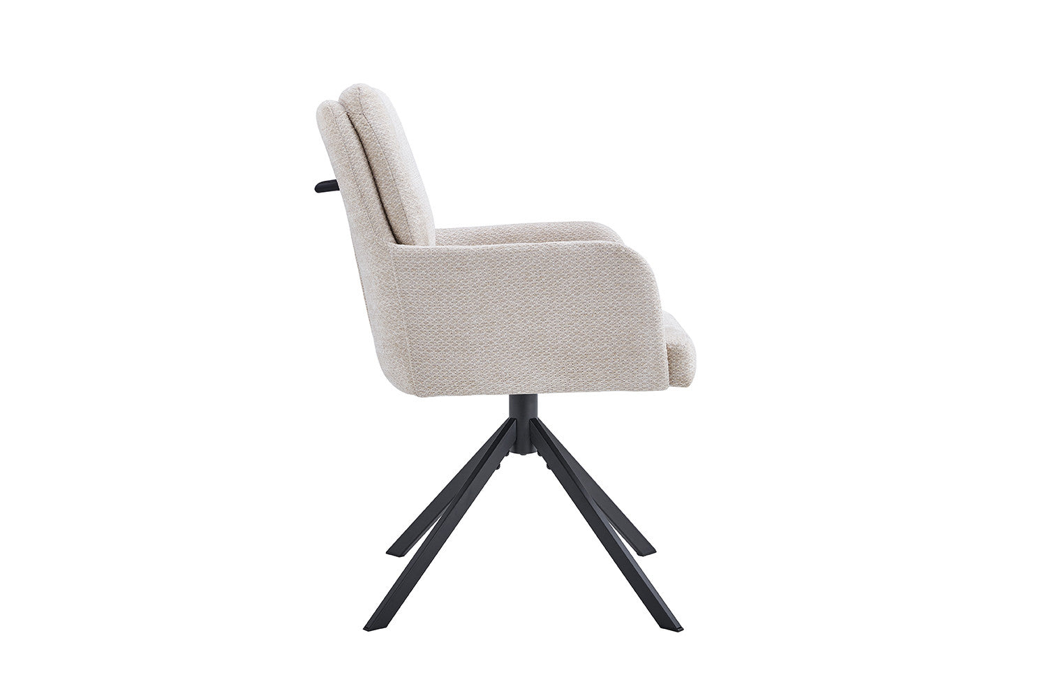 Stoel 'Granada' Draaibaar tot 0 Stof Davis Bliss 75-03 Beige