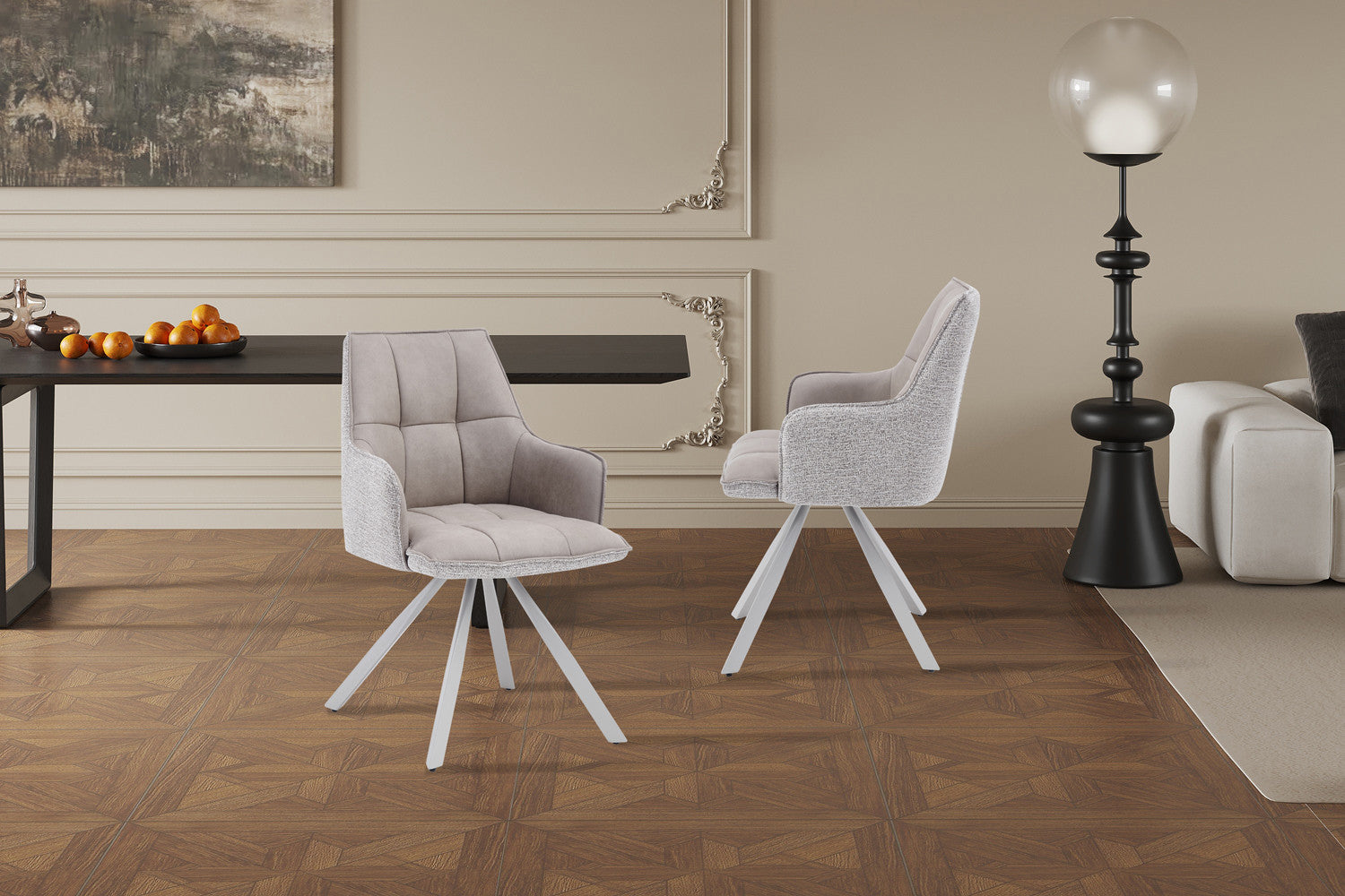 Stoel 'Solenne' Draaibaar tot 0 Ote Jonah 450 & Present 121 Beige