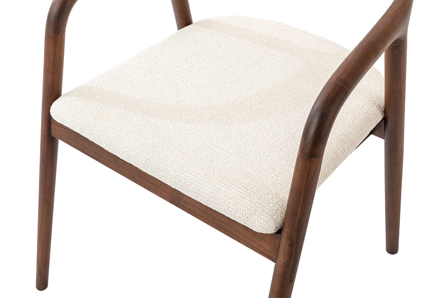 Stoel 'Claire' Essenhout Walnoot Ote Milan 103 Beige - Beschikbaar per 31/10/2026