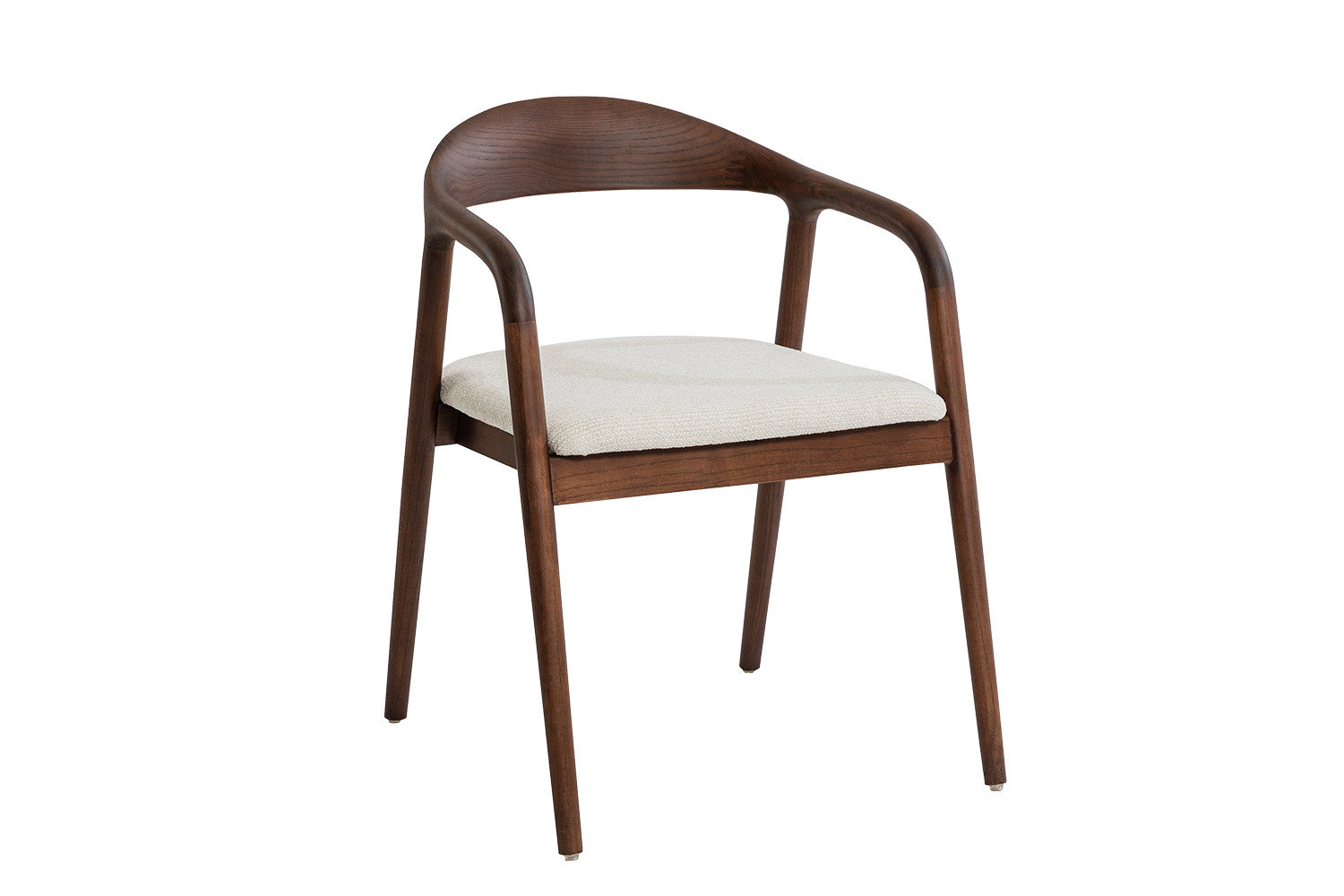 Stoel 'Claire' Essenhout Walnoot Ote Milan 103 Beige - Beschikbaar per 31/10/2026