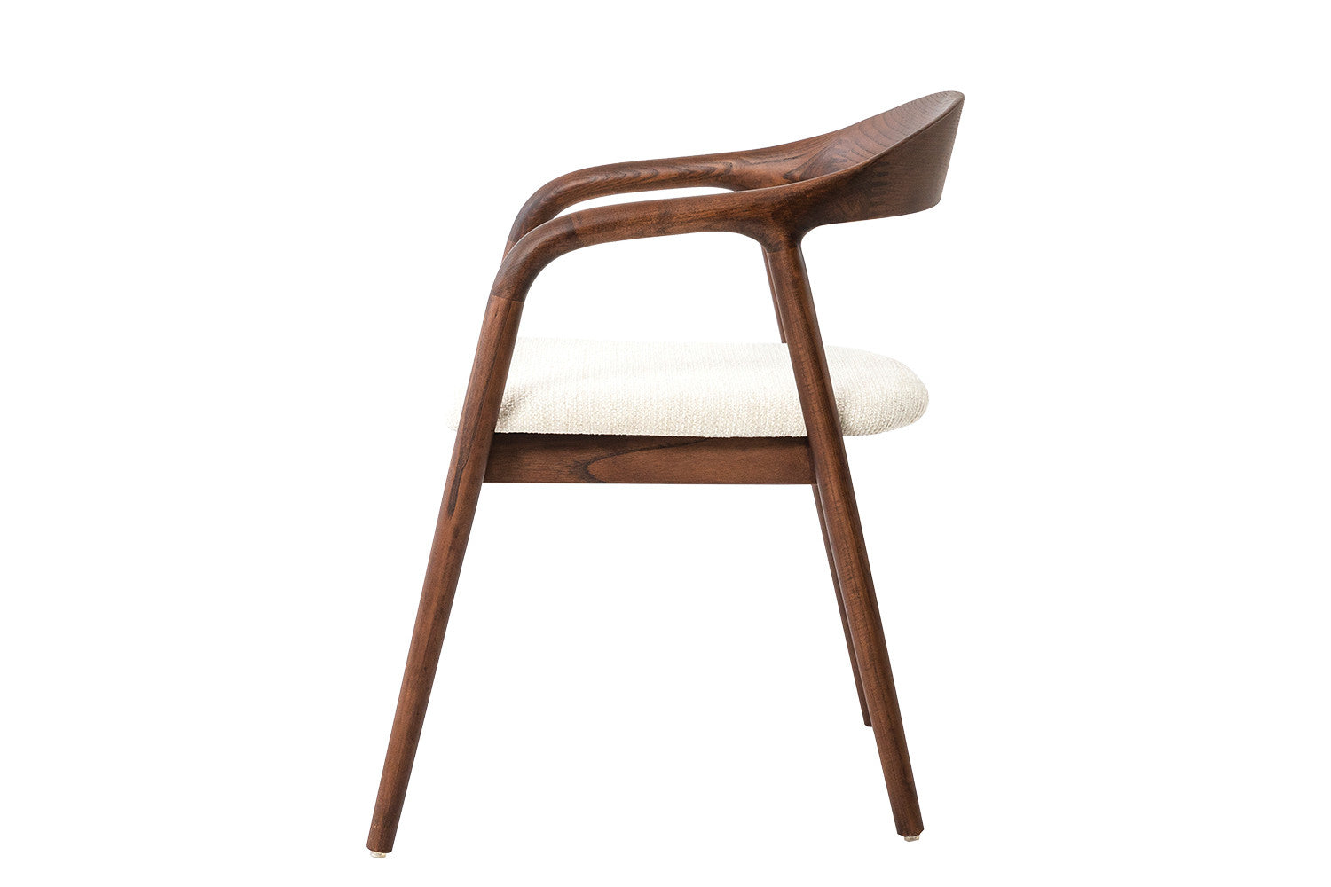 Stoel 'Claire' Essenhout Walnoot Ote Milan 103 Beige - Beschikbaar per 31/10/2026